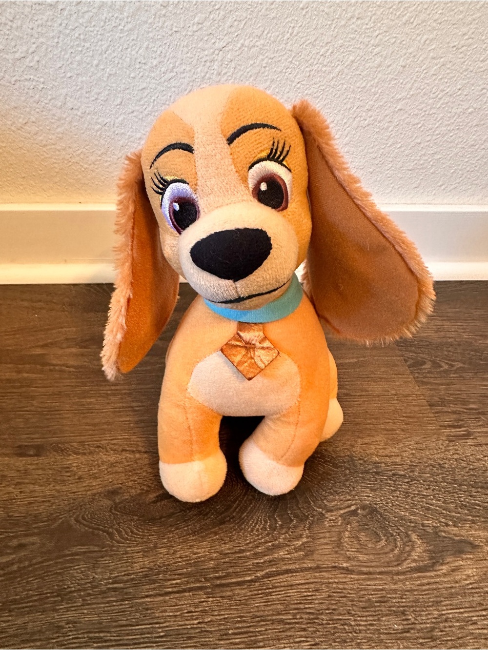 Disney LADY From Lady and the Tramp 10" Plush Dog Stuffed Animal Soft Furry Ears